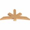 Ekena Millwork Alberta Smooth Timber Gable Bracket, Western Red Cedar, 60"W x 30"H x 3 1/2"D x 5 1/2"F, 12/12 Pitch GBW060X30X0406ALB00SWR - alternate 4